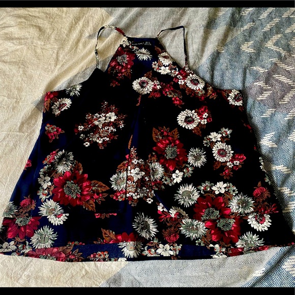 Black tape Layered Tank Top - Picture 1 of 3